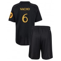 Real Madrid Nacho Fernandez #6 Tretí Detský futbalový dres 2023-24 Krátky Rukáv (+ trenírky)